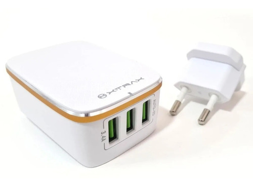 Carregador Fonte Adaptador Usb Universal iPhone 11 12 13 Tur