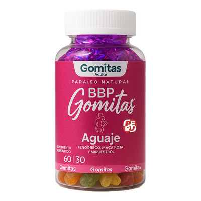 Gomitas de Aguaje y Fenogreco Paraíso Natural para Bienestar Femenino, 60 Unidades | MercadoLibre