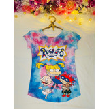 Ropa Mujer Blusa Estampada Rugrats Carlitos Tommy Playera