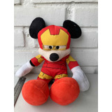 Peluche Mickey Mouse Con Disfraz D Iron Man Marvel Original