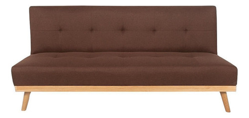 Sofa Cama 3 Cuerpos Enok Color Chocolate