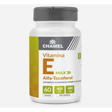 Vitamina E 400ui    60 Cápsulas  Chamel Sabor Natural