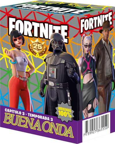 Cartas Fortnite - Caja Cualquier Color