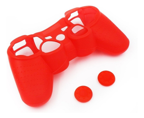 Forro Protector De Goma Silicon Control Ps2 / Ps3 + 2 Grips