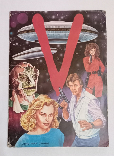 Antiguo Álbum De Figuritas V Invasión Extraterrestre 1984 