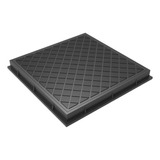 Tampa De Pvc Para Caixa De Esgoto 50x50 C/ Aro Resistente