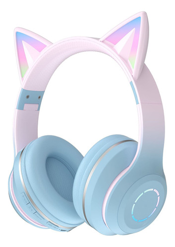 Auriculares Bluetooth Inalámbricos Con Orejas De Gato