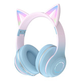 Auriculares Bluetooth Inalámbricos Con Orejas De Gato