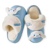 Pantuflas Algodón Antideslizantes  Peluche Suela 