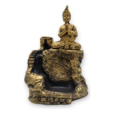 Incensário Cascata Buda Tibetano - 13cm