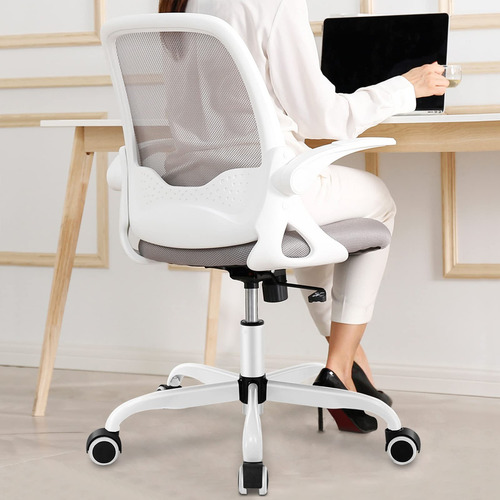 Kerdom Silla De Oficina, Silla De Escritorio Ergonómica, S. Color Gris