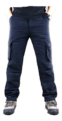 Pantalon  Cargo Gabardina Pre Lavada For Men Hard Work  