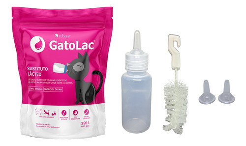 Sustituto Lácteo Gatos Gatolac 350 Gr Mamadera Dosificadora