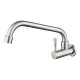 Llave Lavaplatos De Pared Inoxidable 304