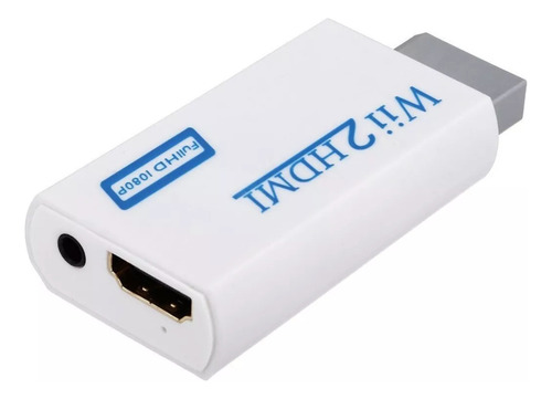 Wii 2 Hdmi Adaptador Wii Hdmi Aux 3.5 Wii2hdmi 480 720 1080p