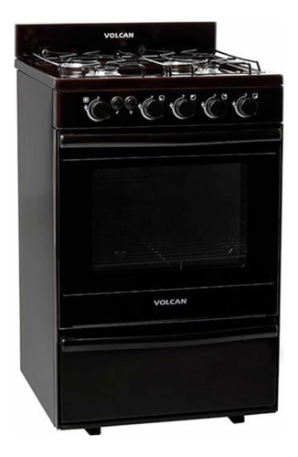 Cocina Volcan 87654vm Marron S/luz Color Marrón Oscuro