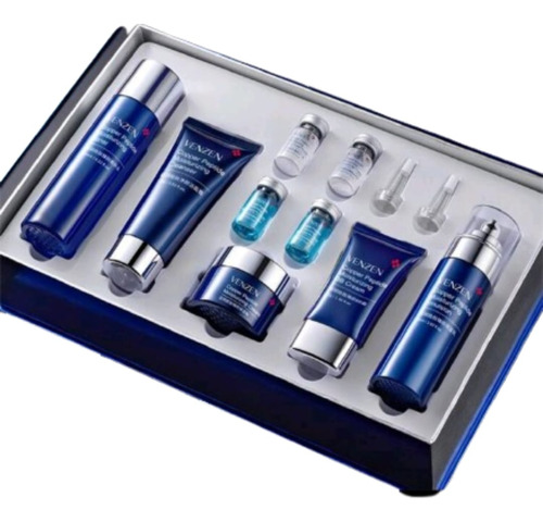 Set Skincare Para Hombre Reduce Arrugas Hidrata Rejuvenece 