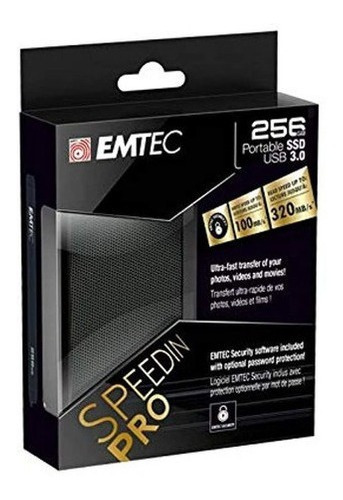 Emtec Speedin Usb 30 Portable Externo 18 Ssd Negro