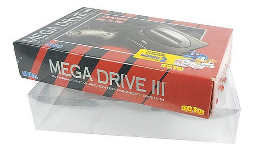Console-4 (0,25mm) Protetor P/ Caixa Console Sega Megadrive3