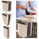 Basurero Plegable Cocina Papelera Portatil Puerta Gabinete