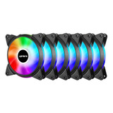 Cooler De Pc Uphere 5v 120mm Silencioso Rgb + Control 6-p...