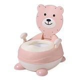 Bañito Entrenador Baby Animals De Oso Aquila Color Rosa