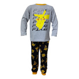 Pijama Brilla En Oscuridad Pokemon Pikachu Algodon Niño/a