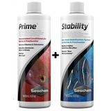 Kit Seachem Prime 500 Ml + Seachem Stability 500 Ml