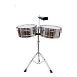 Timbaleta Parquer Master 14 Y 15 Con Soporte Cencerro