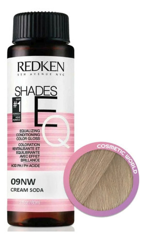  Shades Eq Redken Semipermanente Sin Amoníaco Variedad Tonos Tono 09nw, Cream Soda