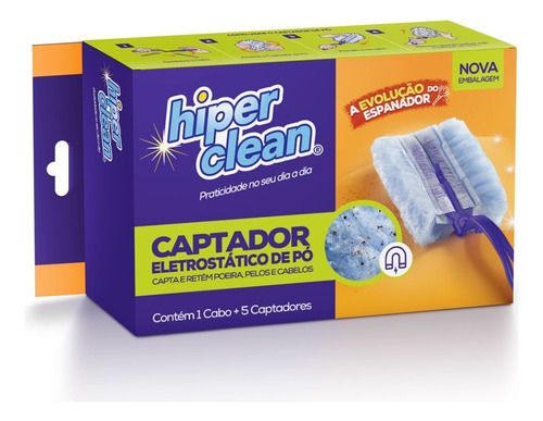 Espanador Eletrostático Tipo Swiffer Duster Captador De Pó