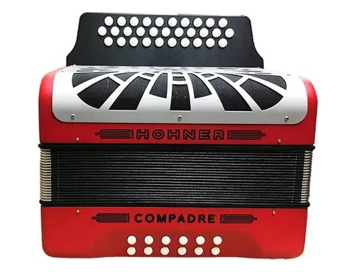 Acordeon Hohner Compadre En Tonalidad Sol Rojo Msi 