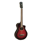 Violão Acústico Yamaha Apxt2 Para Destros Dark Red Burst Brilhante