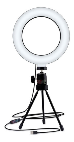 Aro De Luz Led 35 Cm Tripie Celular Foto Video Maquillaje