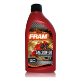 Aceite Mineral Fram 20w50 Moto 4t 946 Ml