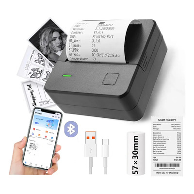 Impresora térmica Bluetooth+USB Inalámbrico Tickets Recibos 58 mm Compatible with Android Ios Windows Mac OS, Compact and Portable, Mini Cabe En El Bolsillo | MercadoLibre