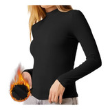  Camiseta Térmica Mujer Polar Cuello Alto