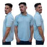 Kit 3 Polos Masculinas Piquet Casual Lisa Premium Oferta