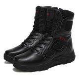 Botines Negros Botas Militares Hombre Zapatos Senderismo