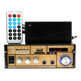 Amplificador Receiver Som Bluetooth 200w Radio Usb Karaokê