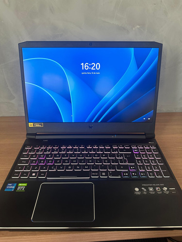 Notebook Gamer Predator I7 - 16gb Ram - Ssd 1tb - Rtx 3060