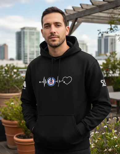 Sudadera Deportiva Fut Bol Cruuz Azull Liiga Mx La Maquiina