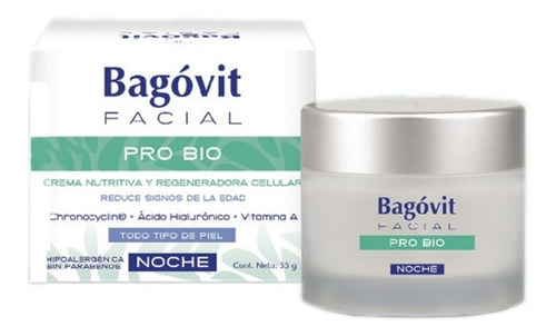 Crema Facial Bagóvit Pro Bio Noche X 55gr