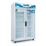 Heladera Exhibidora Vertical Teora Tev950 940 l 2 Puertas Blanca 1225 Mm De Ancho 220v