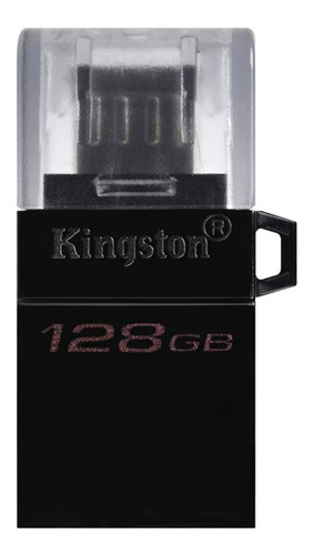 Memoria Usb Kingston Datatraveler 128gb Dtduo3g2/128gb /vc Color Negro