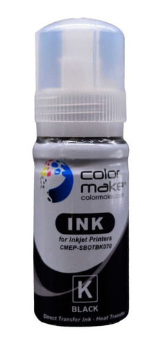 Tinta Sublimacion 70gr Color Make Ecofit Epson 
