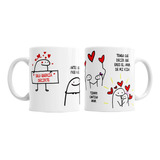 Taza Cerámica - Pareja Amor Flork #3 - Calidad Premium