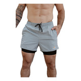 Shorts Con Calza De Hombre Ciclista Rollers Run Running 