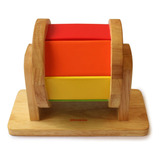 Shumee Tambor Giratorio De Madera Montessori Rainbow | Jugue