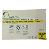Aposito Esteril Transparente Para Heridas 15x20cm Pack X 5 U
